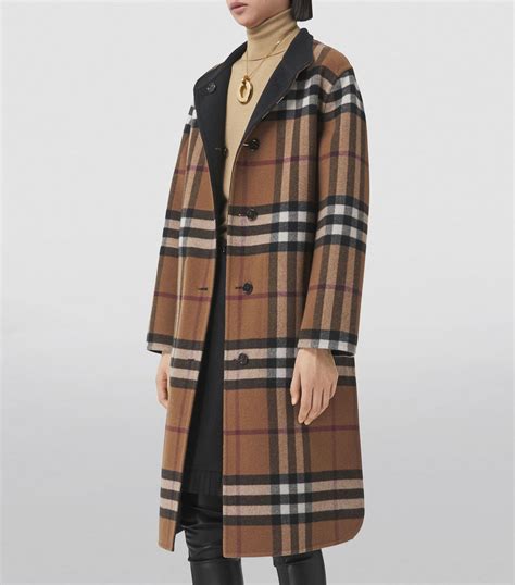 burberry reversible wool coat